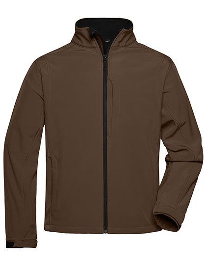 Men´s Softshell Jacket in Brown, Größe 3XL