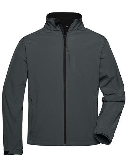 Men´s Softshell Jacket in Carbon, Größe 3XL