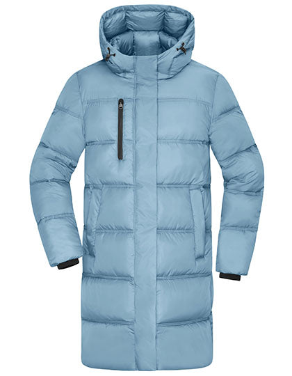 Ladies´ Winter Short Coat in Milky Blue, Größe XXL