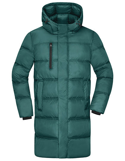 Men´s Winter Short Coat in Smoky Green, Größe 3XL