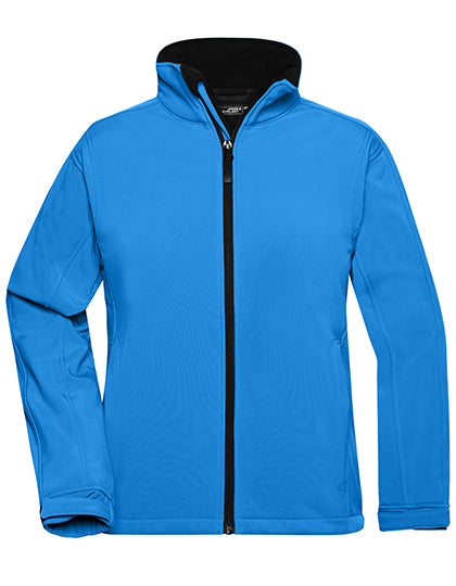 Ladies´ Softshell Jacket in Aqua, Größe XXL