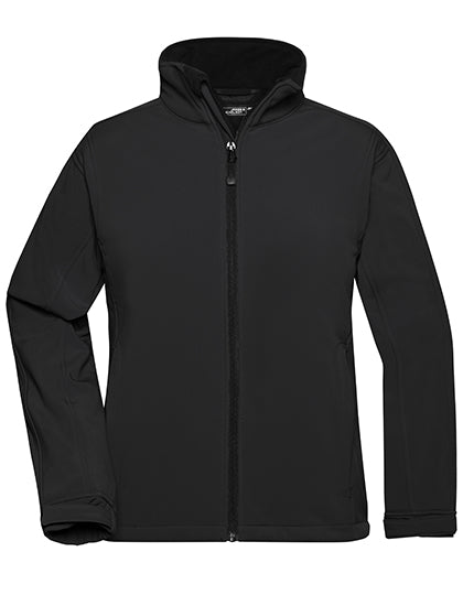 Ladies´ Softshell Jacket in Black, Größe XXL