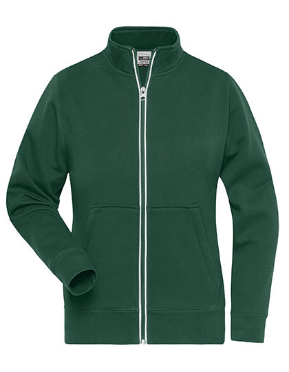 Ladies´ Doubleface Work Jacket -SOLID- in Dark Green, Größe 4XL