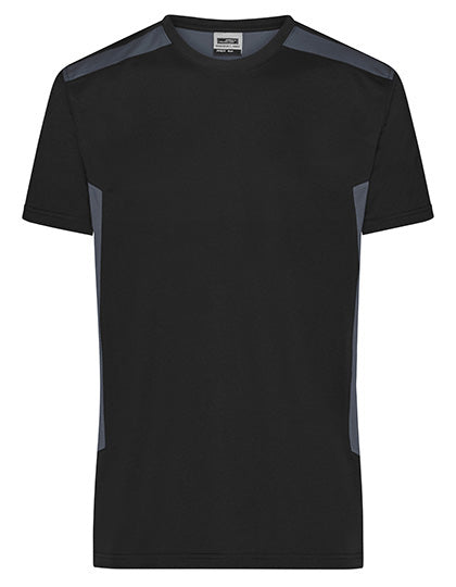 Men´s Workwear T-Shirt -STRONG- in Black, Größe 6XL