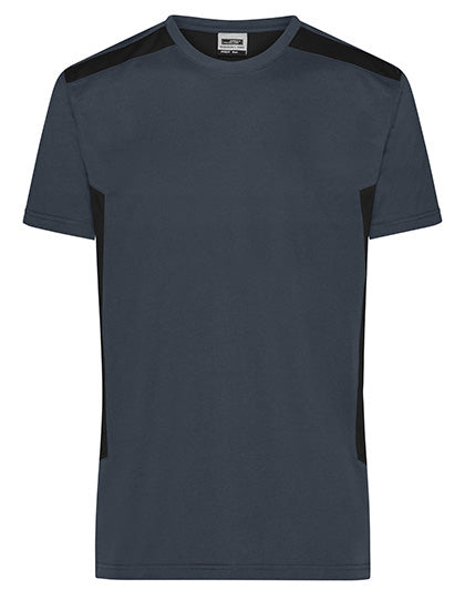 Men´s Workwear T-Shirt -STRONG- in Carbon, Größe 6XL