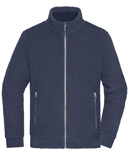 Sherpa Jacket in Navy, Größe 6XL