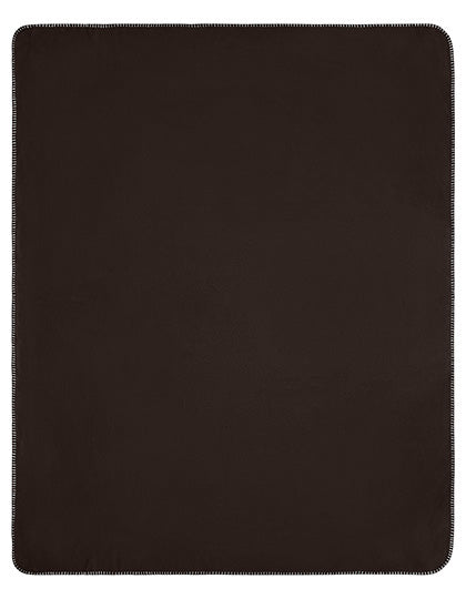 Fleece Blanket in Brown, Größe One Size
