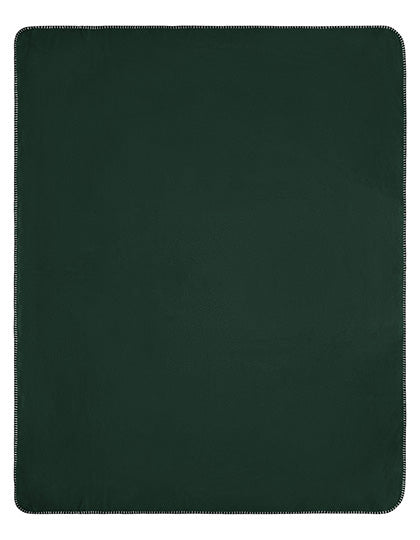 Fleece Blanket in Dark Green, Größe One Size