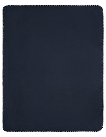 Fleece Blanket in Navy, Größe One Size