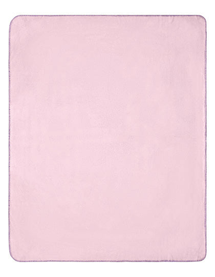 Fleece Blanket in Rose, Größe One Size