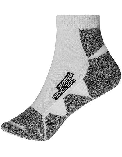 Sport Sneaker Socks in White, Größe 45-47