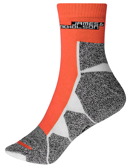 Sport Socks in Bright Orange, Größe 45-47