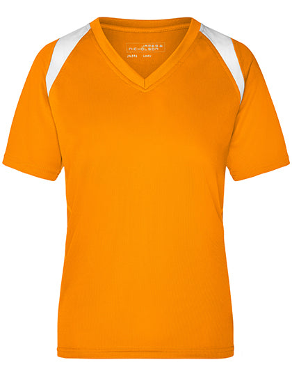Ladies´ Running-T in Orange, Größe XXL