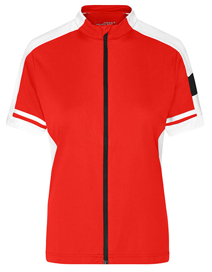 Ladies´ Bike-T Full Zip in Red, Größe XXL