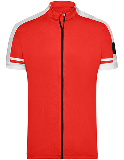 Men´s Bike-T Full Zip in Red, Größe 3XL