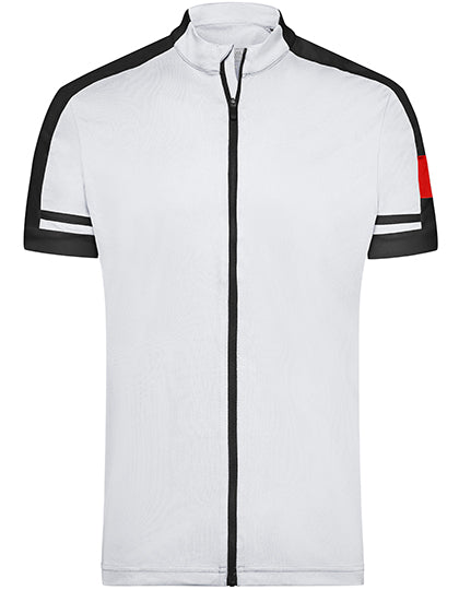 Men´s Bike-T Full Zip in White, Größe 3XL