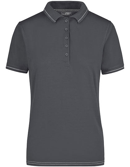 Ladies´ Elastic Polo in Graphite (Solid), Größe XXL
