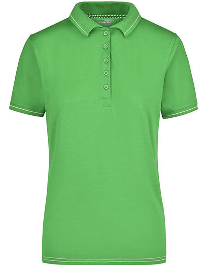 Ladies´ Elastic Polo in Lime Green, Größe XXL