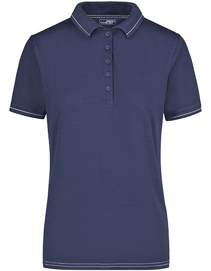 Ladies´ Elastic Polo in Navy, Größe XXL