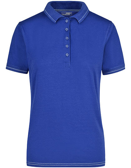 Ladies´ Elastic Polo in Royal, Größe XXL