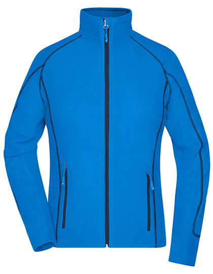 Ladies´ Structure Fleece Jacket in Aqua, Größe XXL