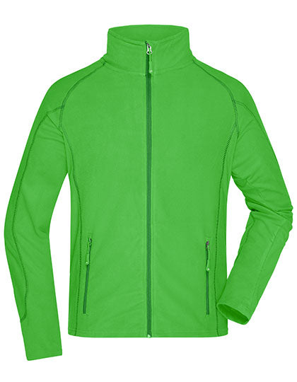 Men´s Structure Fleece Jacket in Green, Größe 3XL