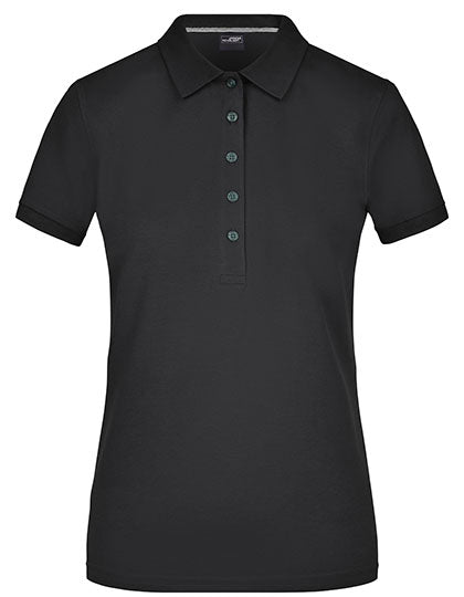 Ladies´ Pima Polo in Black, Größe XXL