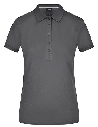 Ladies´ Pima Polo in Carbon, Größe XXL