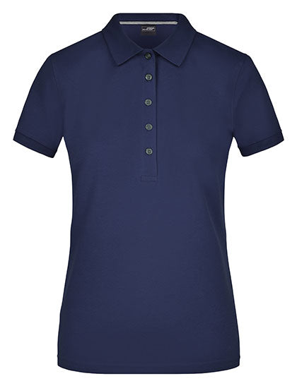 Ladies´ Pima Polo in Navy, Größe XXL