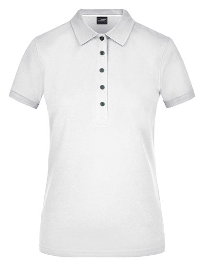 Ladies´ Pima Polo in White, Größe XXL