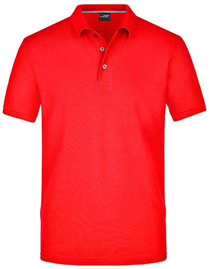 Men´s Pima Polo in Light Red, Größe 3XL