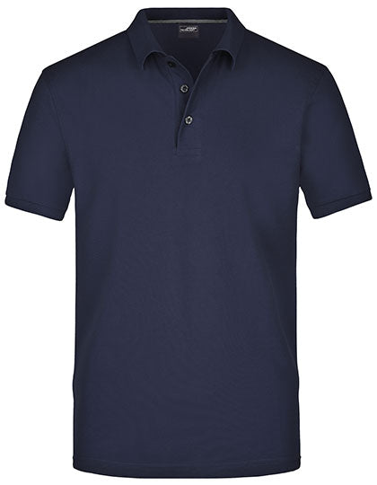 Men´s Pima Polo in Navy, Größe 3XL