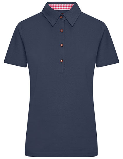Ladies´ Traditional Polo in Navy, Größe XXL