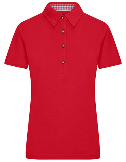 Ladies´ Traditional Polo in Red, Größe XXL
