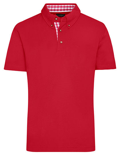 Men´s Traditional Polo in Red, Größe 3XL