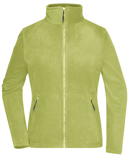 Ladies´ Fleece Jacket in Lime Green, Größe 3XL