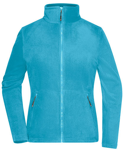 Ladies´ Fleece Jacket in Turquoise, Größe 3XL
