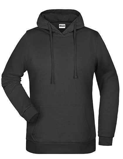 Promo Hoody Lady in Black, Größe 3XL