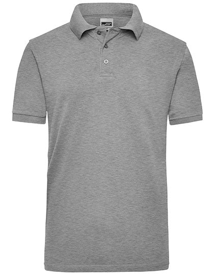 Men´s Workwear Polo in Grey Heather, Größe 6XL