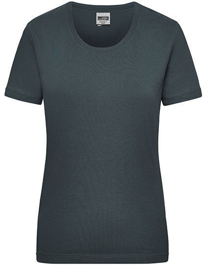 Ladies´ Workwear-T in Carbon, Größe XXL