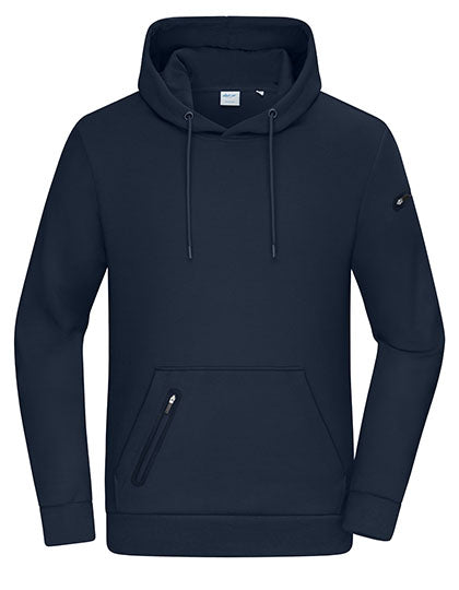 Men´s Hoodie Interlock in Navy, Größe 3XL
