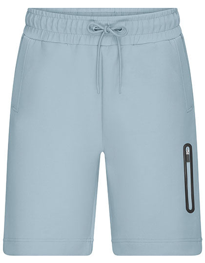 Men´s Shorts Interlock in Milky Blue, Größe 3XL