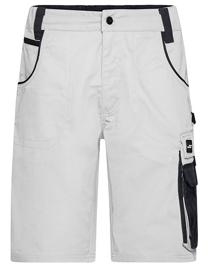 Workwear Bermudas -STRONG- in White, Größe 62