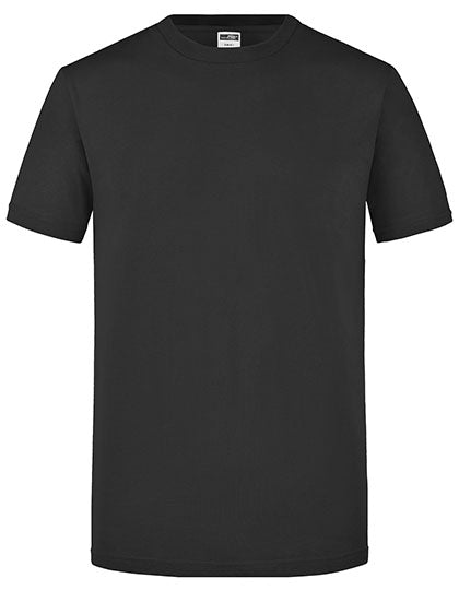 Men´s Slim Fit-T in Black, Größe XXL