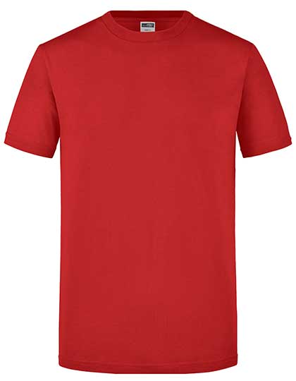 Men´s Slim Fit-T in Red, Größe XXL
