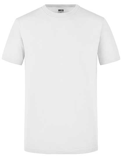 Men´s Slim Fit-T in White, Größe XXL