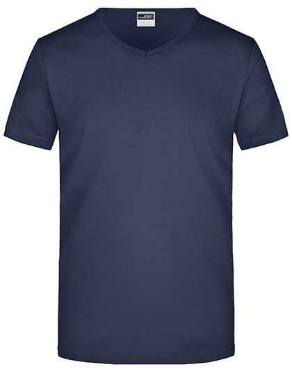 Men´s Slim Fit V-T in Navy, Größe XXL