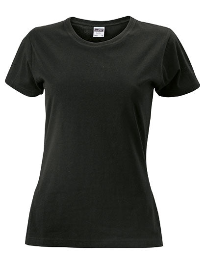 Ladies´ Slim Fit-T in Black, Größe XXL