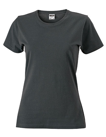 Ladies´ Slim Fit-T in Graphite (Solid), Größe XXL
