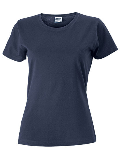 Ladies´ Slim Fit-T in Navy, Größe XXL